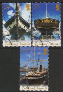 2006 Falkland Islands. SG.1043-5  Maritime Heritage(3rd Series) set 3 values - fine used (CTO)