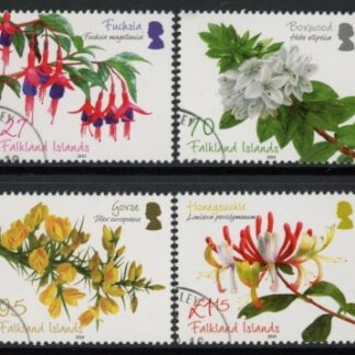 2010 Falkland Islands SG 1181-4 Flowering Shrubs set 4 values. fine used (CTO)
