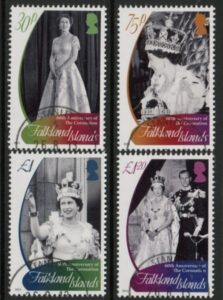 2013 SG.1264-7 Falkland Islands 60th Coronation. fine used (CTO)