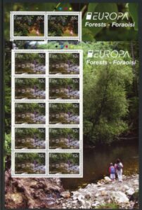 2011 Ireland SG.2056-7 Europa Forests 2 values in sheet of 10 U/M (MNH)