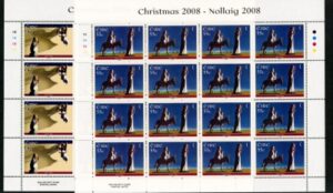 2008 Ireland SG1926-7 Christmas 2 values in Sheets of 16 U/M (MNH)