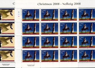 2008 Ireland SG1926-7 Christmas 2 values in Sheets of 16 U/M (MNH)