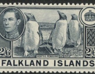 1938  Falkland Islands. SG.160  2/6d slate U/M (MNH)
