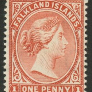 1891 Falkland Islands - SG.11 1d red-brown. wmk Crown CA. U/M (MNH)