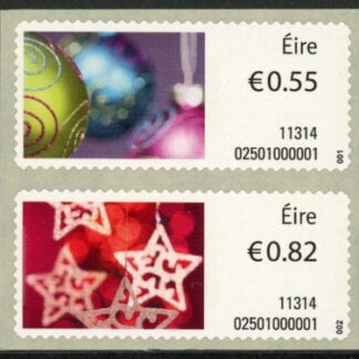 2011 Ireland M27-8 Christmas S/A  Set of 2 values U/M