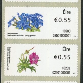 2010 ireland M5-8 Wild Flowers Set of 4 values U/M (MNH)