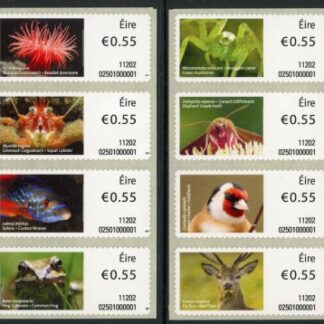 2011 Ireland M19-26 Animals & Marine Life (2nd Series) Set of 8 values U/M (MNH)