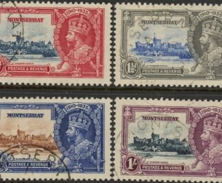 1935 Monserrat SG.94-7 Silver Jubilee Set of 4 values Used