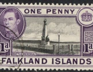 1941  Falkland Islands. SG.148 1d black & violet.  fine used