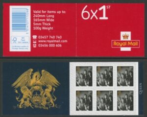 MB22 6 x 1st 'Queen' SBP L/s. ISP Walsall.