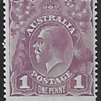 1922  Australia  SG.57  1d blue-violet  (ASC 76E). U/M (MNH)