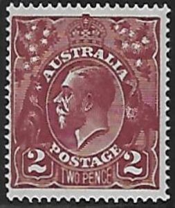 1924 Australia  SG.78 2d deep red-brown (ASC97B)  very lightly mounted mint.