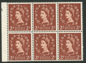 SB79 Crowns wmk. 6x2d, wmk. upright perf I (good perfs). U/M (MNH)
