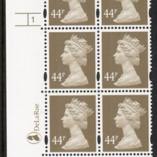 Y1719 (U409) 44p grey-brown DLR Cyld. 1 no dot Phos 47 blue fluor U/M (MNH)
