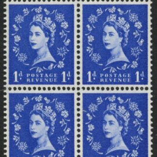 SB32 Crowns 4x1d,  wmk. upright perf  AP (trimmed. perfs). U/M (MNH)