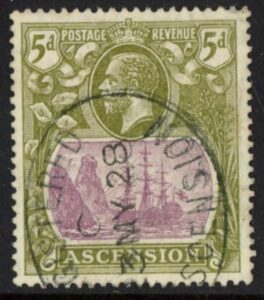 1924 Ascension.  SG.15d  5d purple and olive green. fine used.