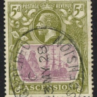 1924 Ascension.  SG.15d  5d purple and olive green. fine used.