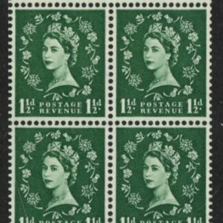 SB67 Crowns 4 x 1½d. wmk. upright perf AP. (good perfs).U/M (MNH)