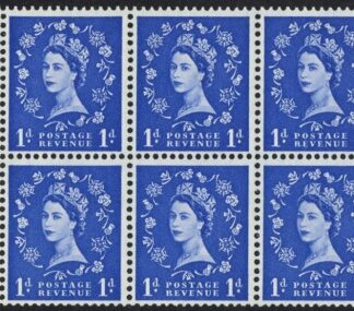 SB30 Crown 6x1d,  wmk. upright perf I (good perfs). U/M (MNH)