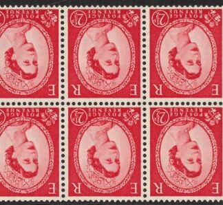 SB81a Edward Crown 6x2½d,  wmk. inverted perf I ( good perfs). U/M (MNH)