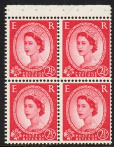 SB84 Crowns 4x2½d, wmk. upright perf AP (good perfs). U/M (MNH)